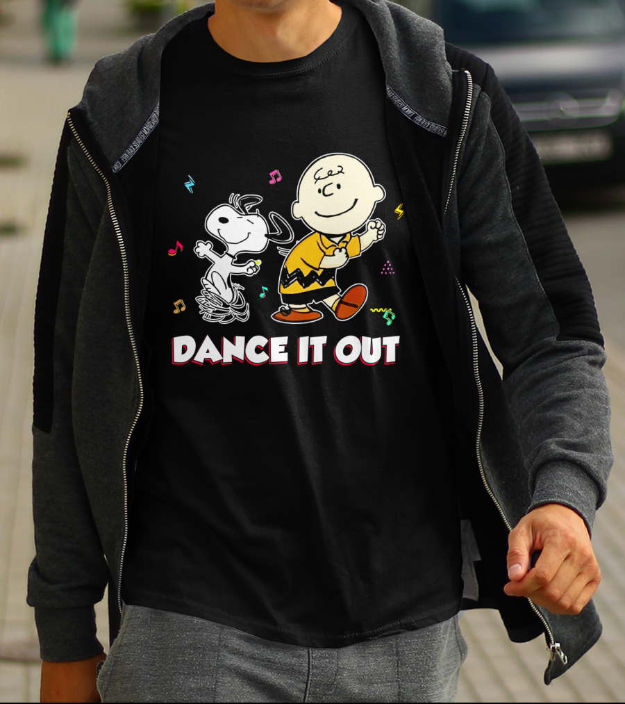 Dance It Out With Snoopy And Charlie Brown From The Peanuts Movie T-Shirt