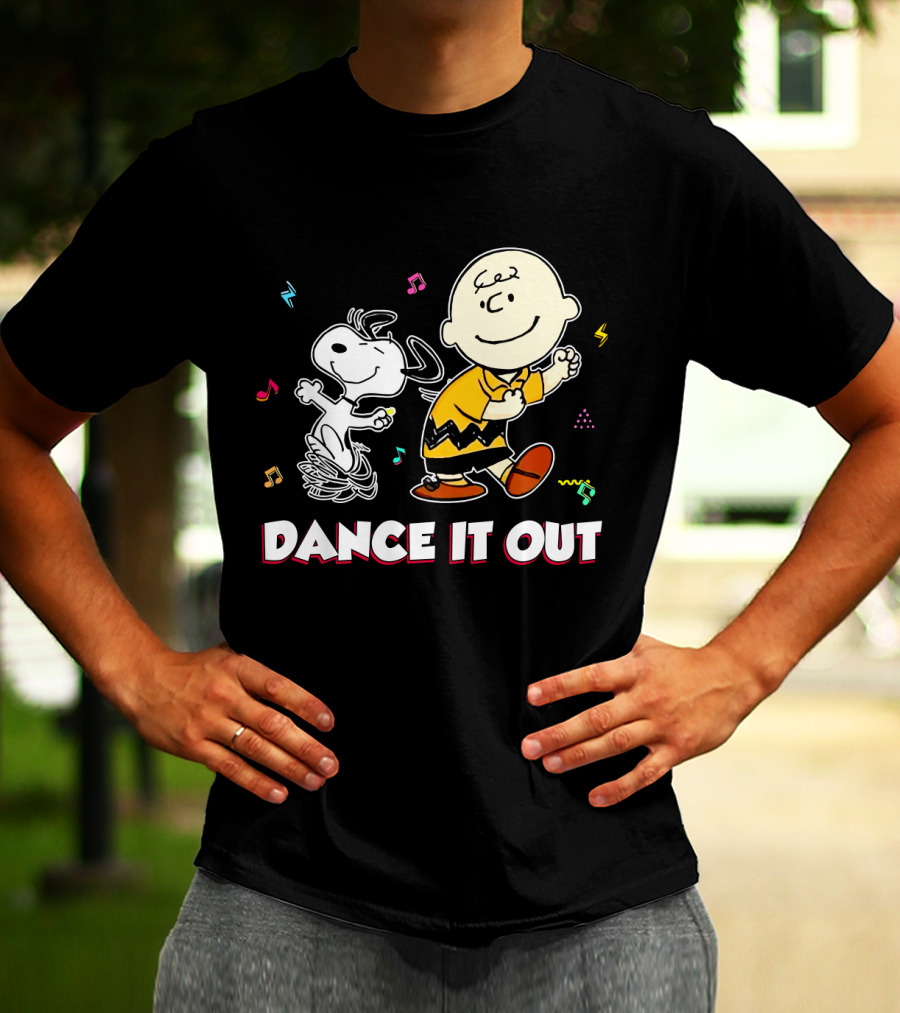 Dance It Out With Snoopy And Charlie Brown From The Peanuts Movie T-Shirt
