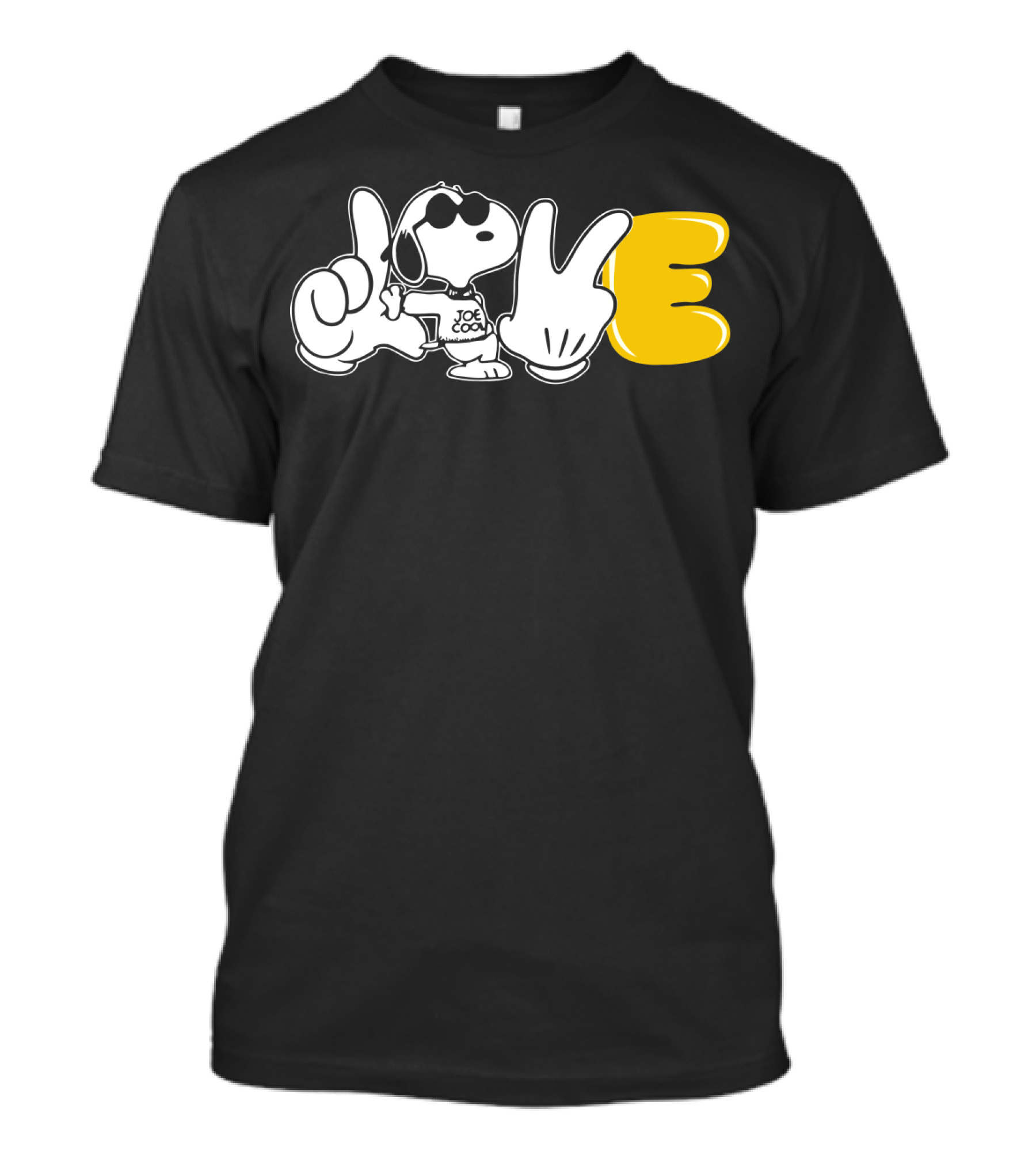 Love Sign Language Joe Cool Snoopy The Peanuts Movie T-Shirt