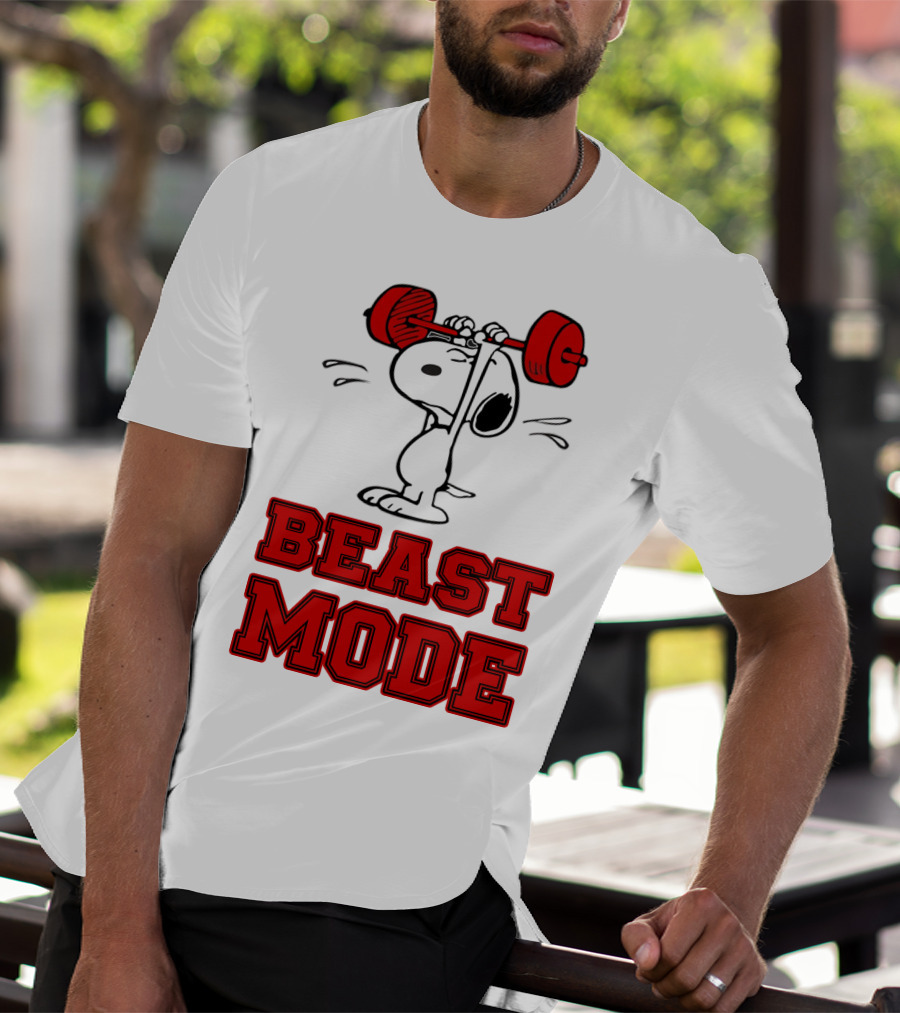 Snoopy Beast Mode The Peanuts Movie T-Shirt