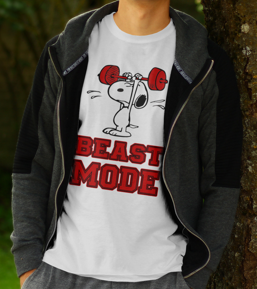 Snoopy Beast Mode The Peanuts Movie T-Shirt