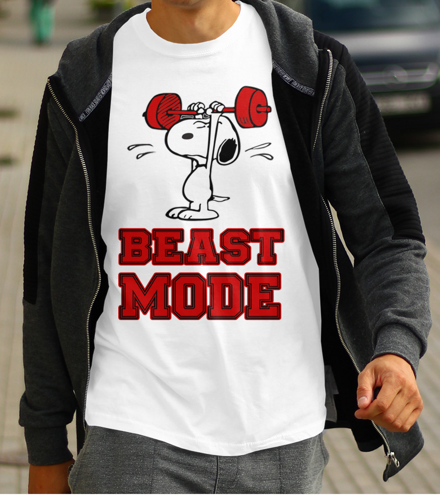 Snoopy Beast Mode The Peanuts Movie T-Shirt
