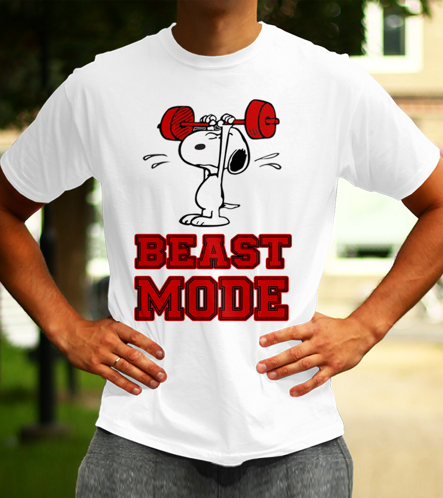Snoopy Beast Mode The Peanuts Movie T-Shirt