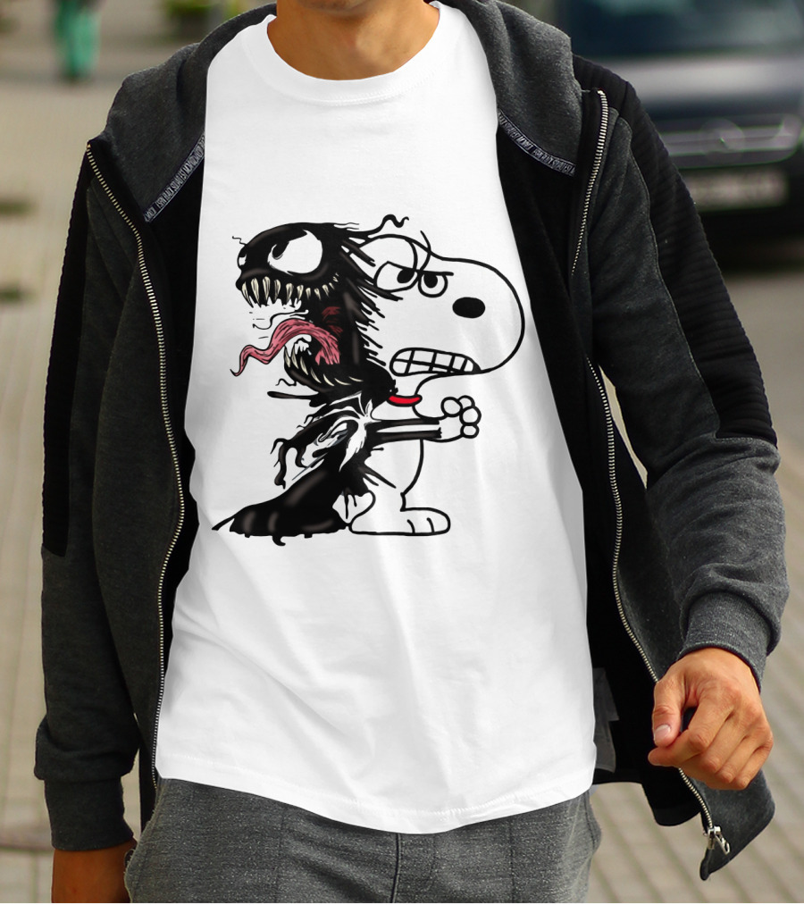Venom Snoopy Mashup The Peanuts Movie T-Shirt