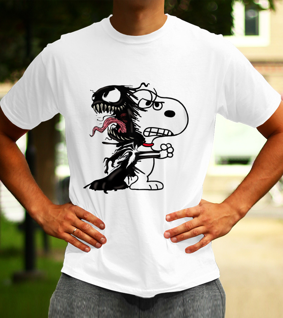 Venom Snoopy Mashup The Peanuts Movie T-Shirt