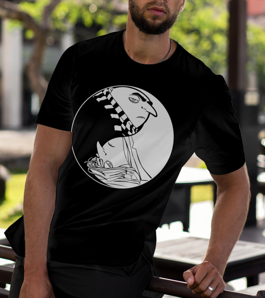 Gru And Dru Yin Yang Minions Despicable Me Sibling Symbol Harmony T-Shirt