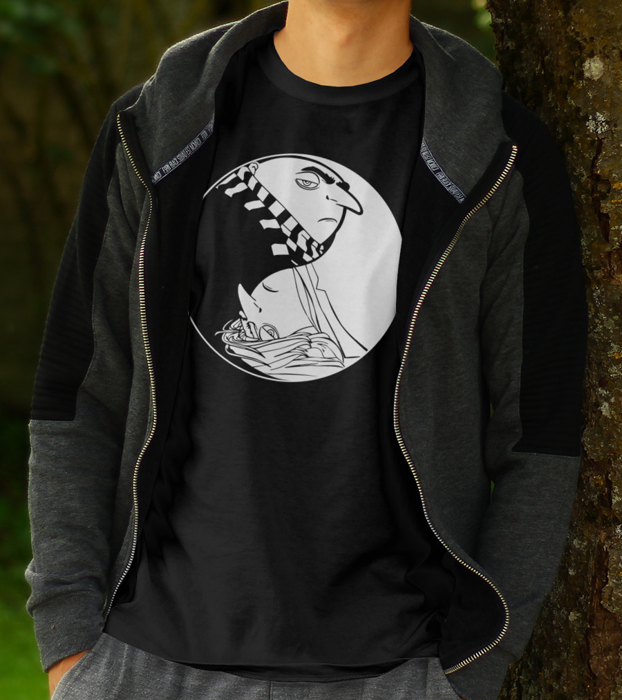Gru And Dru Yin Yang Minions Despicable Me Sibling Symbol Harmony T-Shirt
