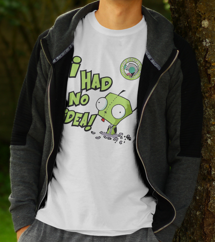I Had No Idea Funny GIR Approved Invader Zim T-Shirt