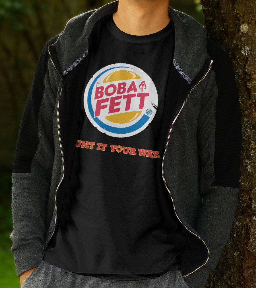 Hunt It Your Way Boba Fett Star Wars Burger T-Shirt
