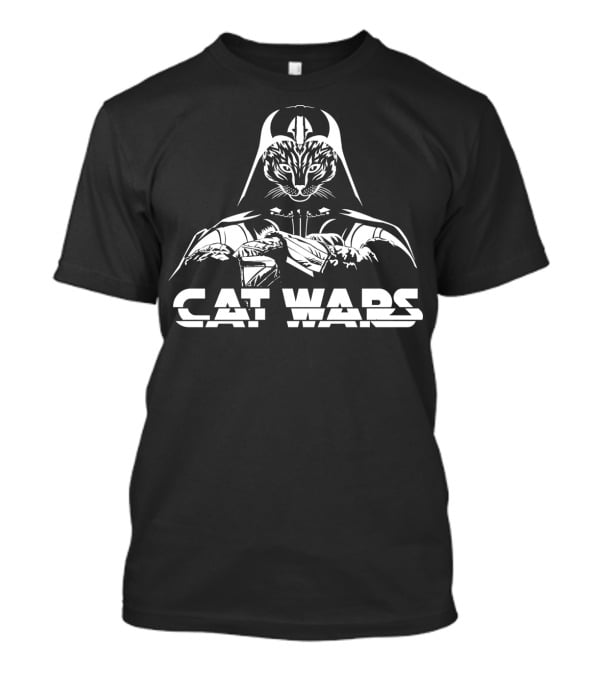Cat Wars Darth Vader Star Wars T-Shirt