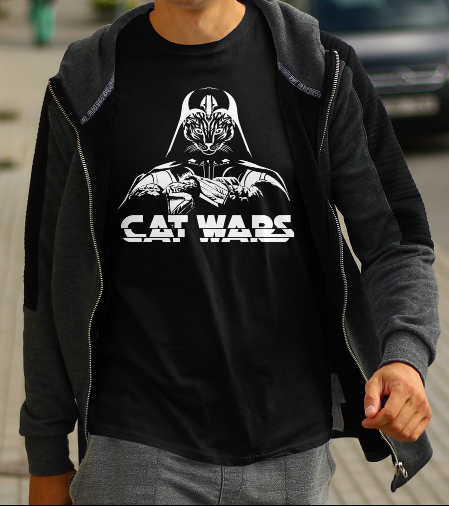 Cat Wars Darth Vader Star Wars T-Shirt