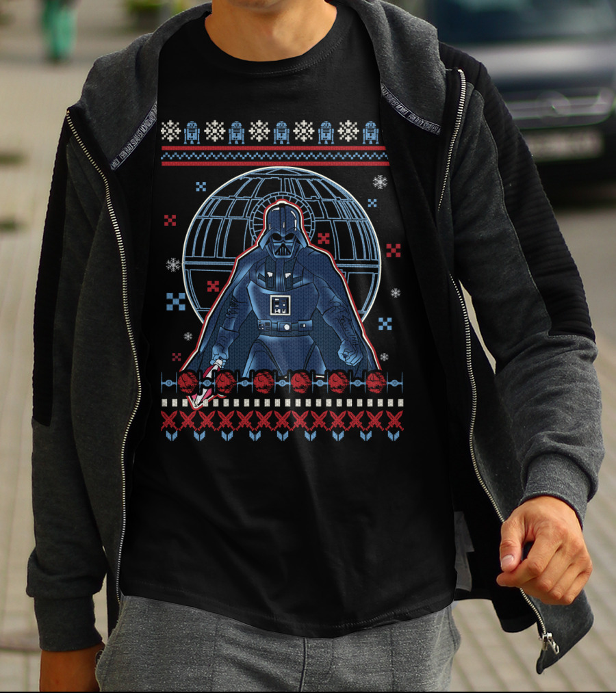 Star Wars Darth Knight Vader Xmas Night Christmas T-Shirt