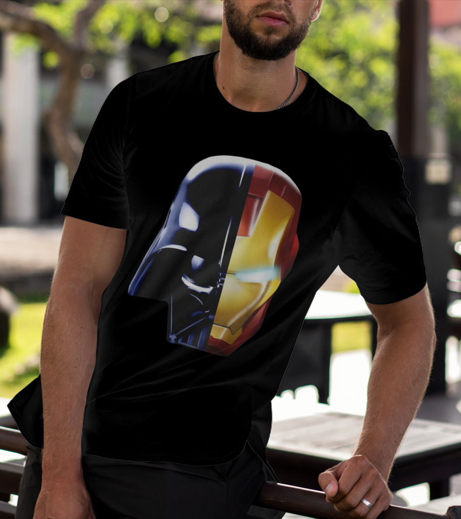 Iron Darth Man Vader Star Wars Marvel Mashup T-Shirt