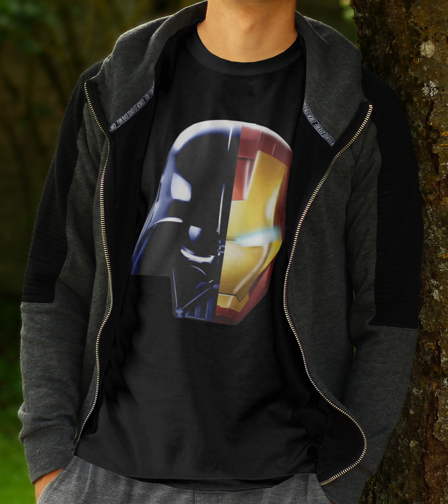 Iron Darth Man Vader Star Wars Marvel Mashup T-Shirt