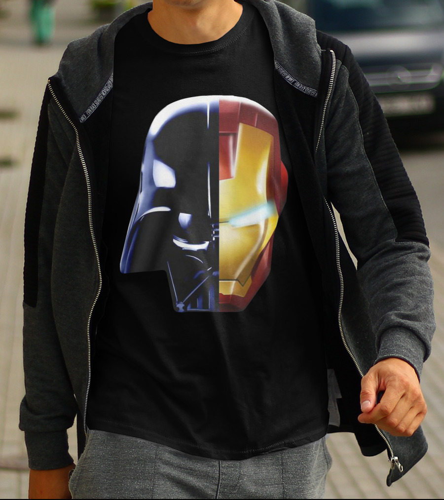 Iron Darth Man Vader Star Wars Marvel Mashup T-Shirt