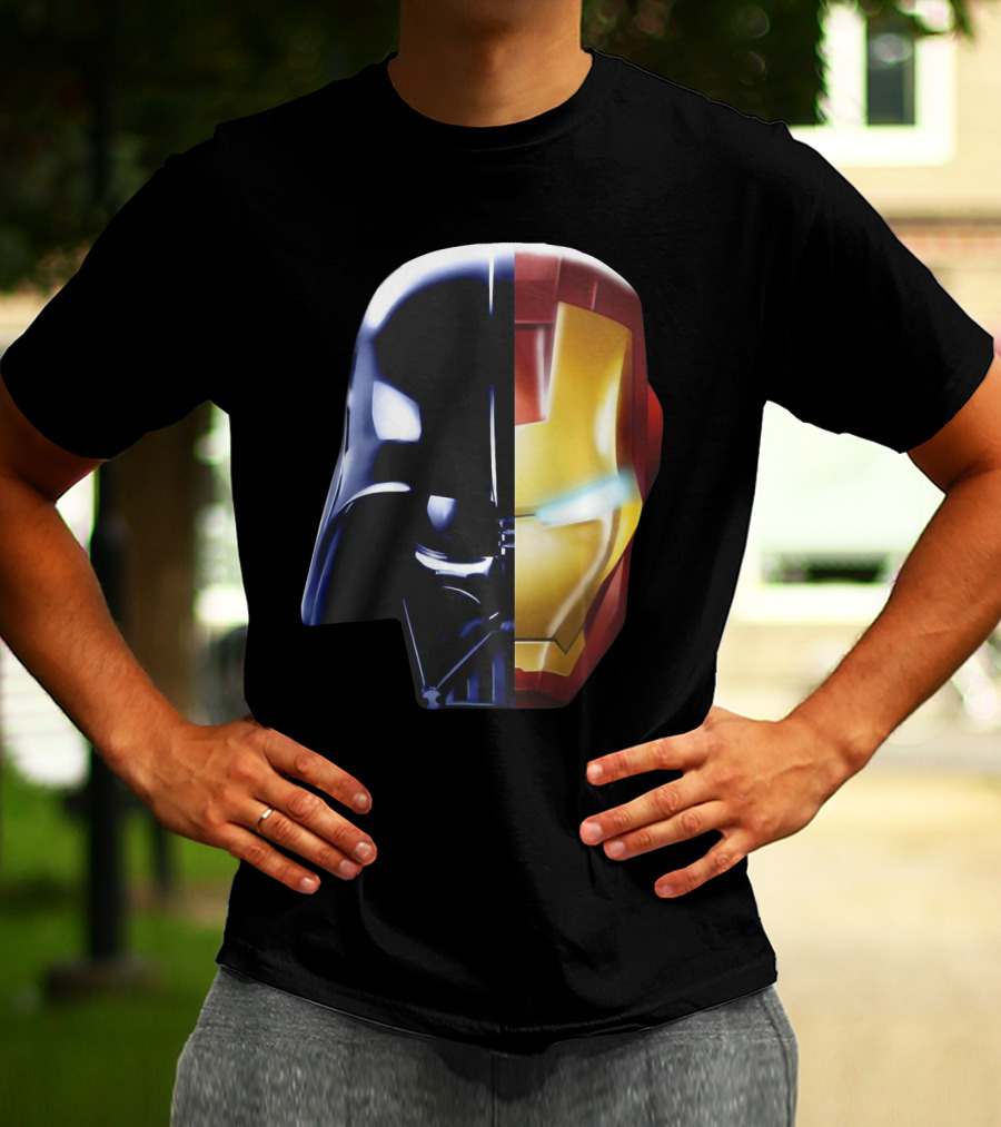Iron Darth Man Vader Star Wars Marvel Mashup T-Shirt
