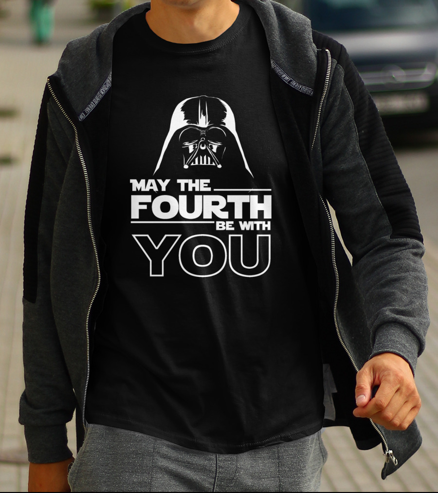 May The Fourth Be With You Darth Vader Star Wars Iconic Jedi Day T-Shirt