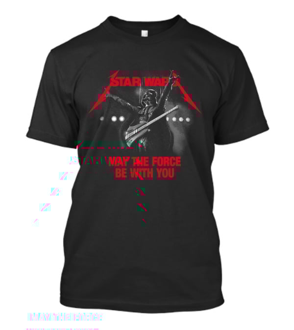 Star Wars Darth Vader Rock Star May The Force Be With You T-Shirt