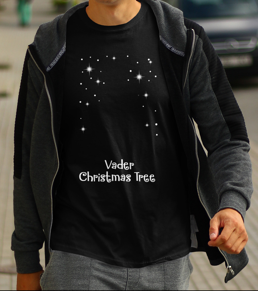 Vader Christmas Tree Star Wars Darth Vader T-Shirt