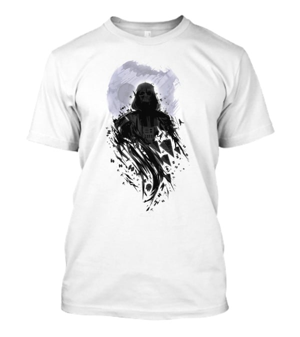 Darth Vader Shadow Of The Dark Side Star Wars Moon Scene T-Shirt