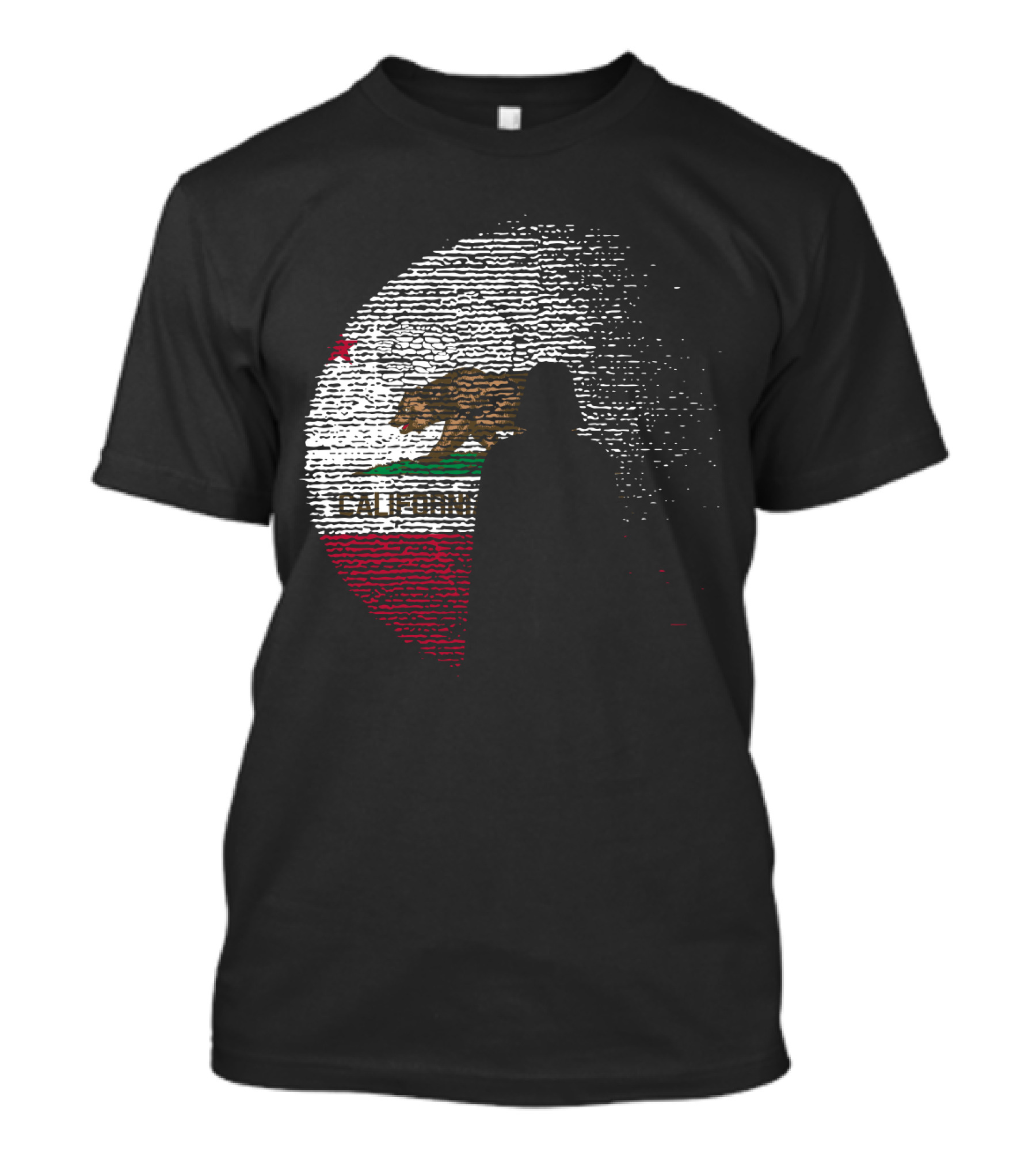 California State Flag Death Star Wars Moon Design Vader T-Shirt