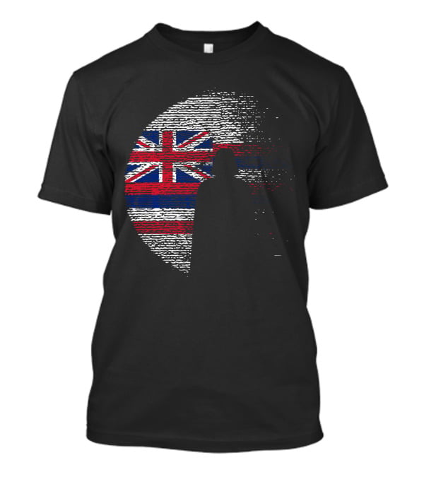 Hawaii State Flag Star Wars Death Star Vader T-Shirt