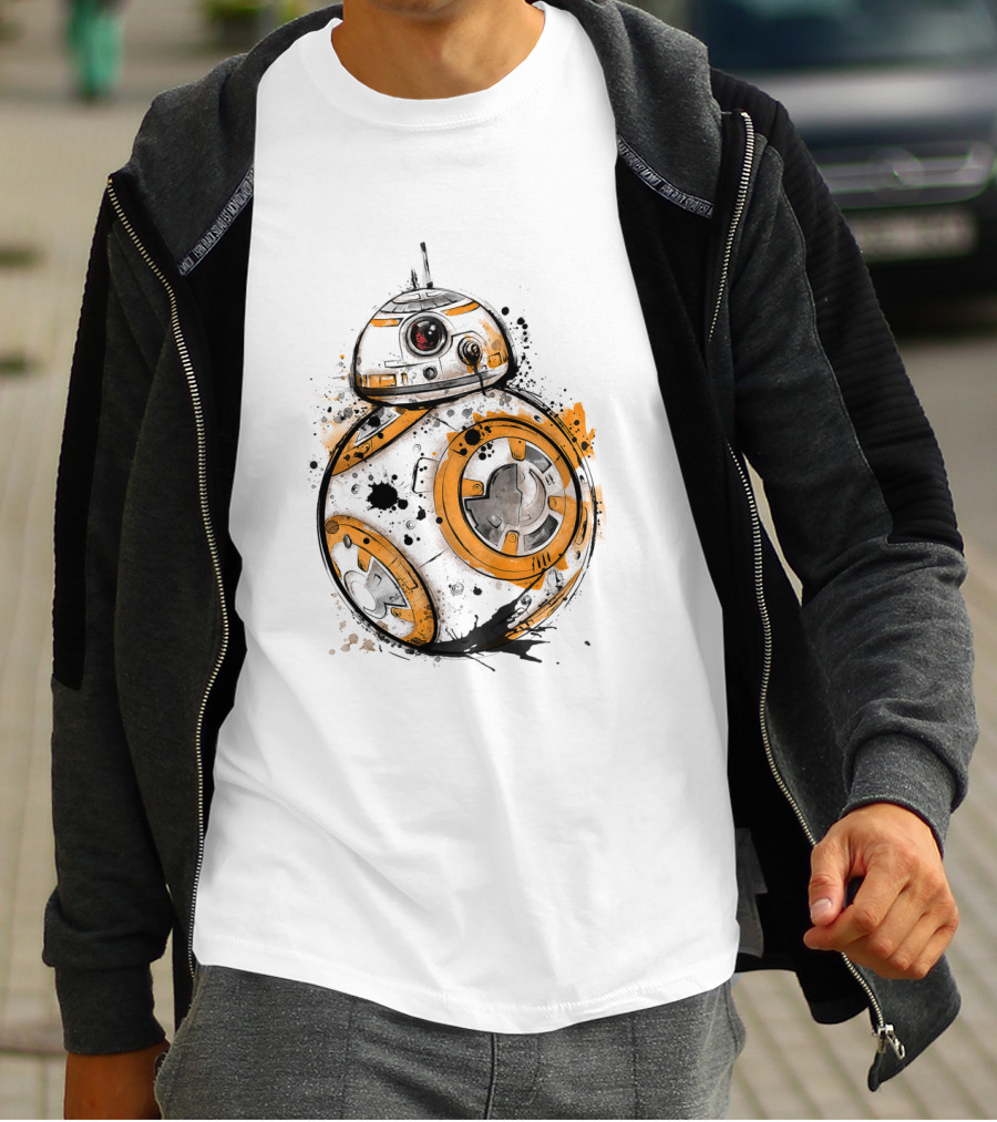 Ink Tattoo Inspired BB-8 Droids Star Wars T-Shirt