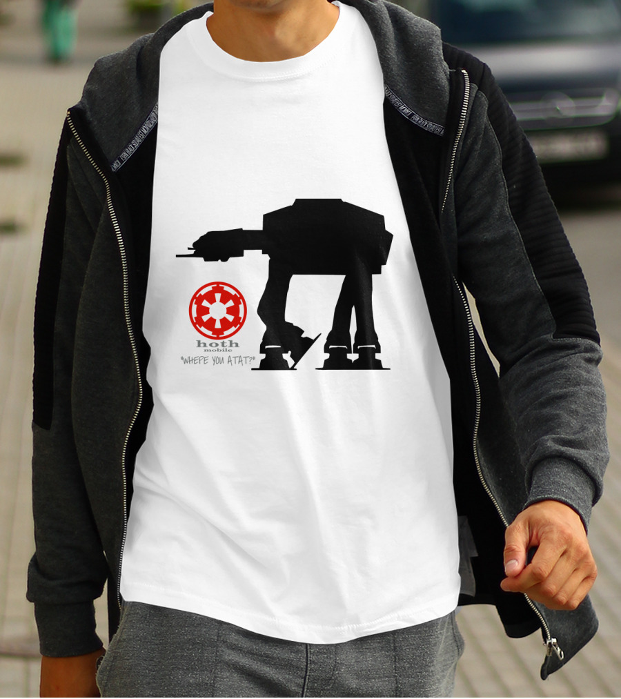 Hoth Mobile Whepe You AT-AT? Star Wars Droids T-Shirt