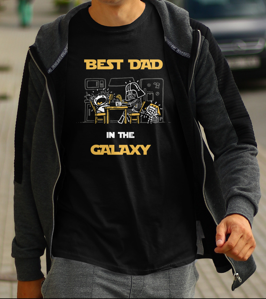 Best Dad In The Galaxy Star Wars Father's Day Stay At Home Dad T-Shirt