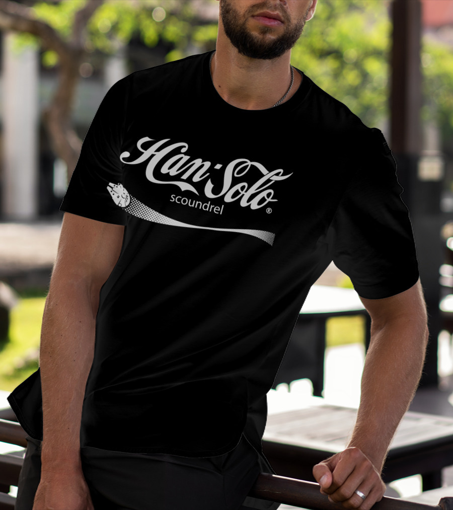 Han Solo Scoundrel Millennium Falcon Star Wars T-Shirt