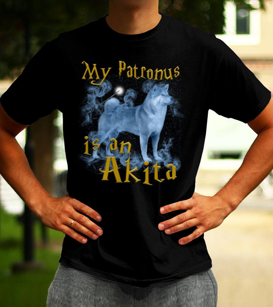 My Patronus Is An Akita T-Shirt