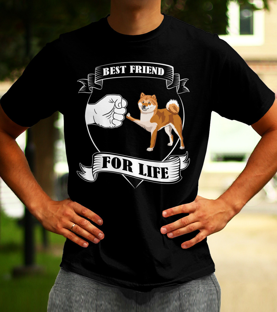 Best Friend For Life Dog Paw Bump T-Shirt