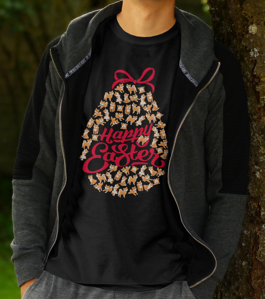 Happy Easter Corgi Egg T-Shirt