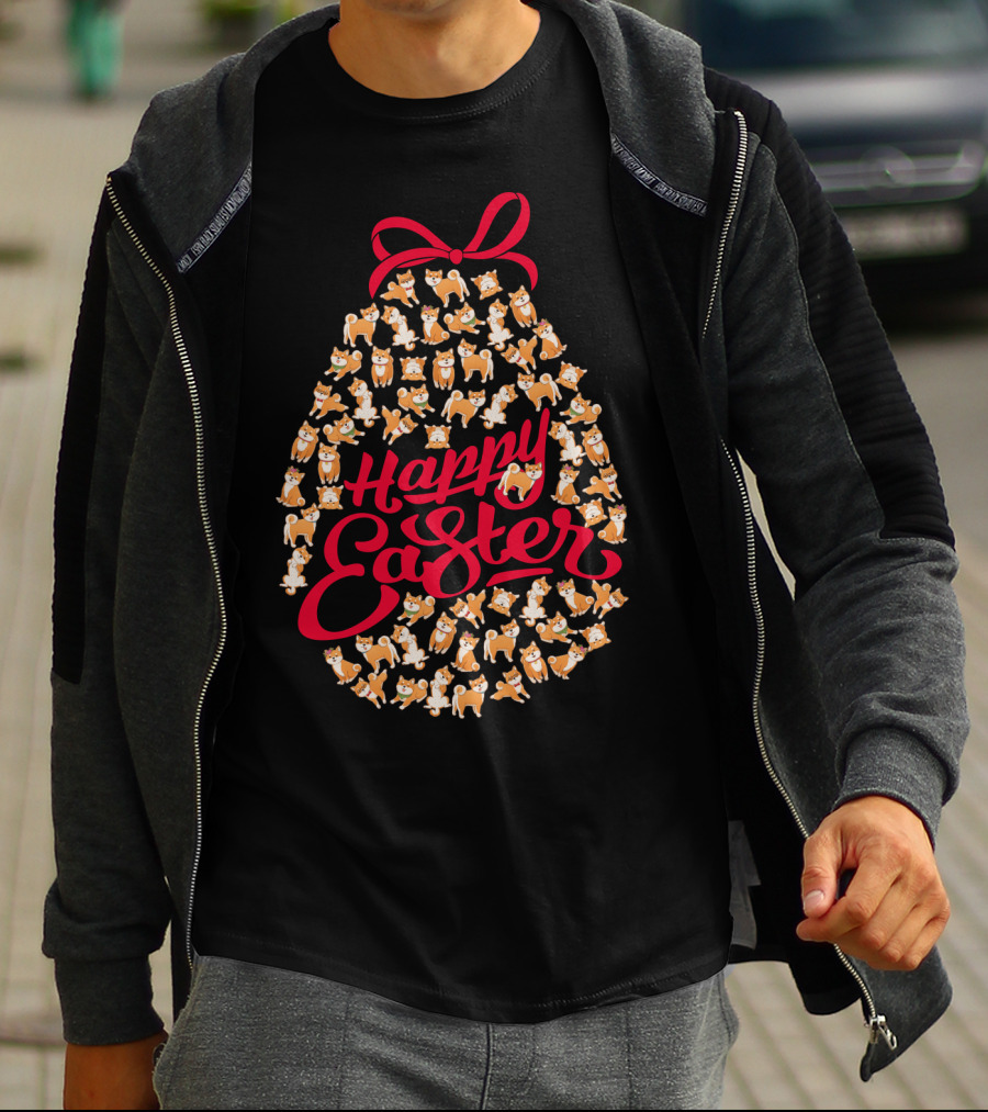 Happy Easter Corgi Egg T-Shirt