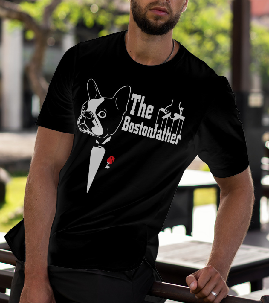 The Bostonfather Boston Terrier Mashup T-Shirt