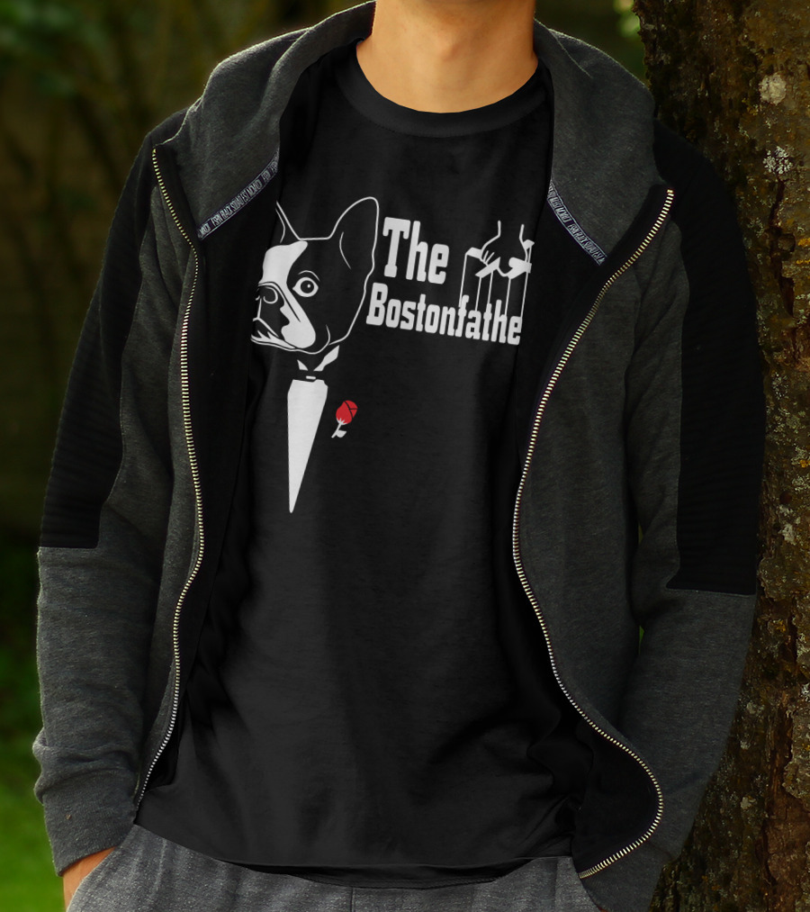 The Bostonfather Boston Terrier Mashup T-Shirt