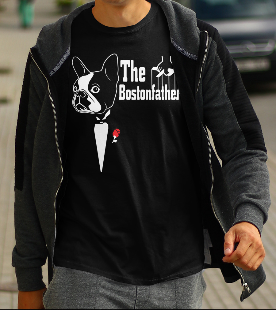 The Bostonfather Boston Terrier Mashup T-Shirt