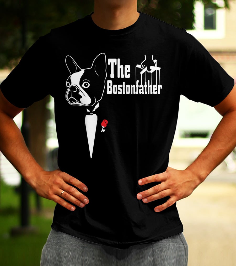 The Bostonfather Boston Terrier Mashup T-Shirt