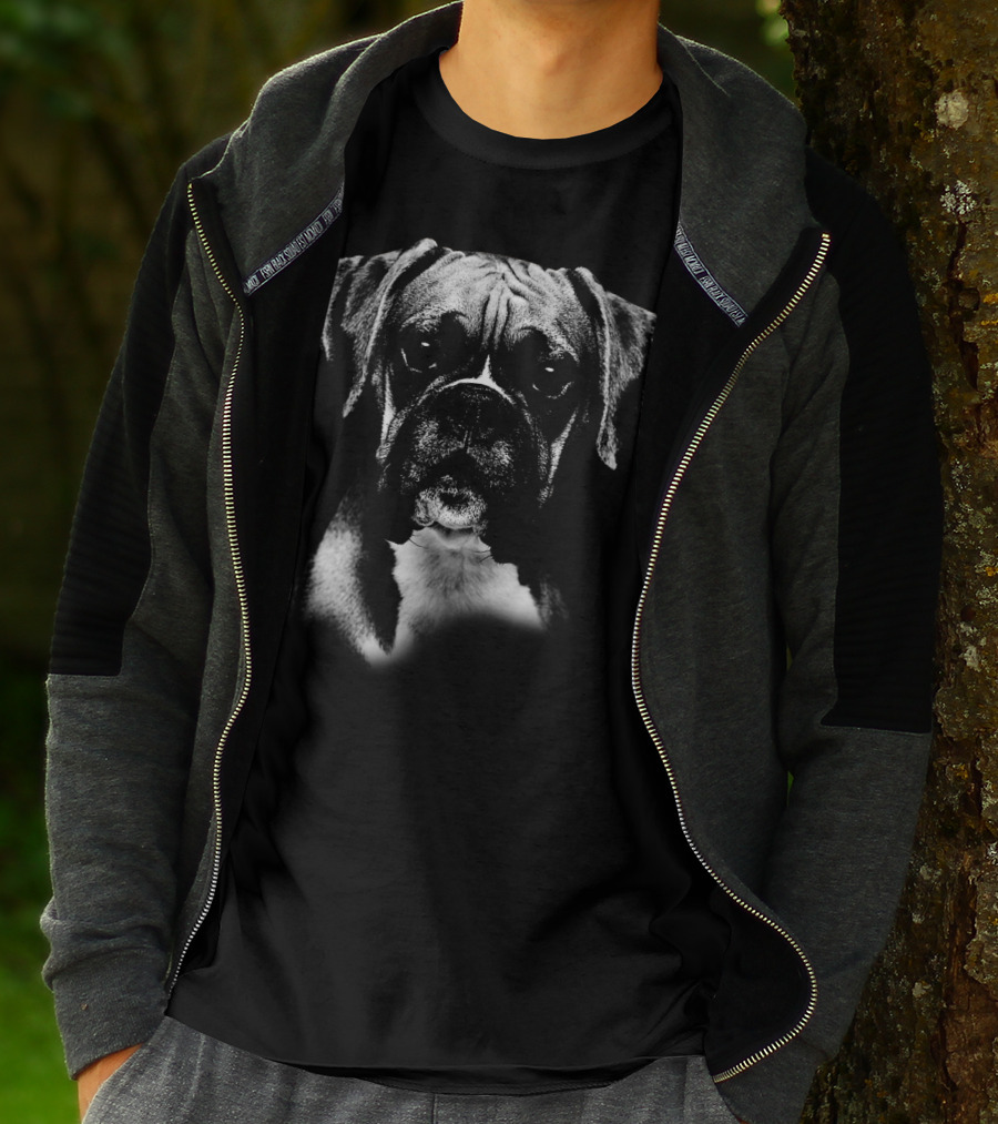 Boxer Dog Portrait Close-Up T-Shirt