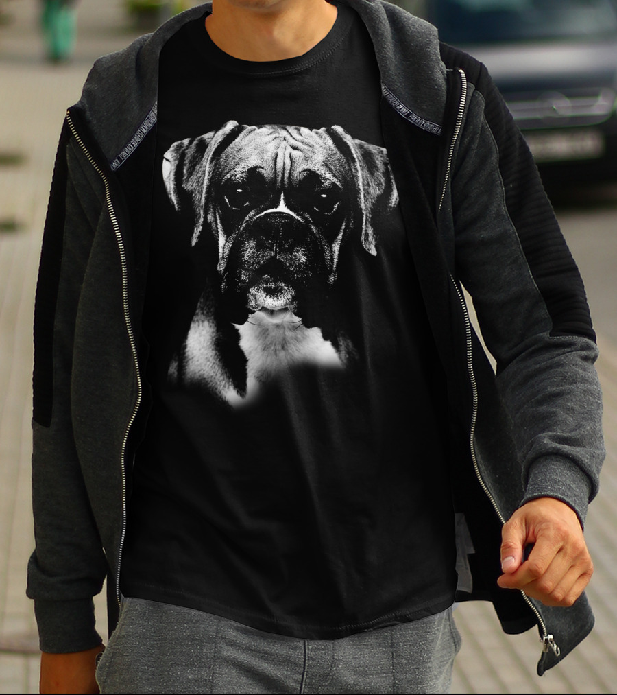 Boxer Dog Portrait Close-Up T-Shirt