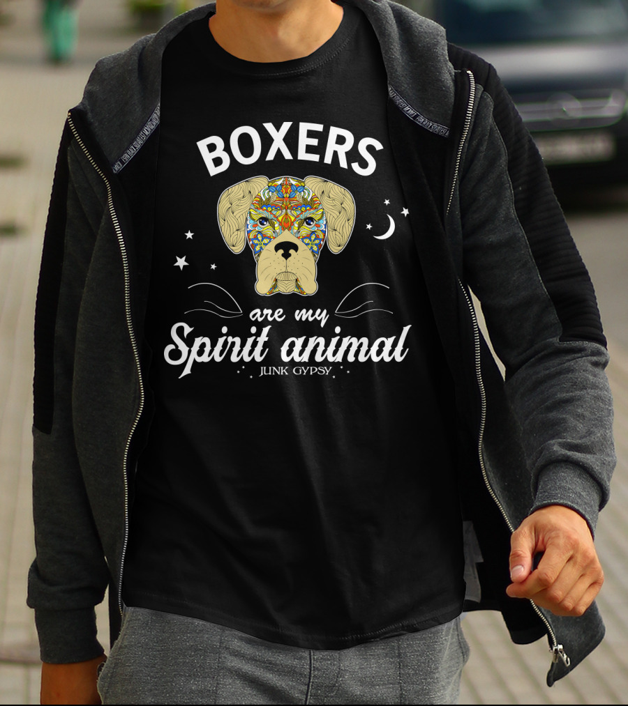 BOXERS Are My Spirit Animal Junk Gypsy T-Shirt