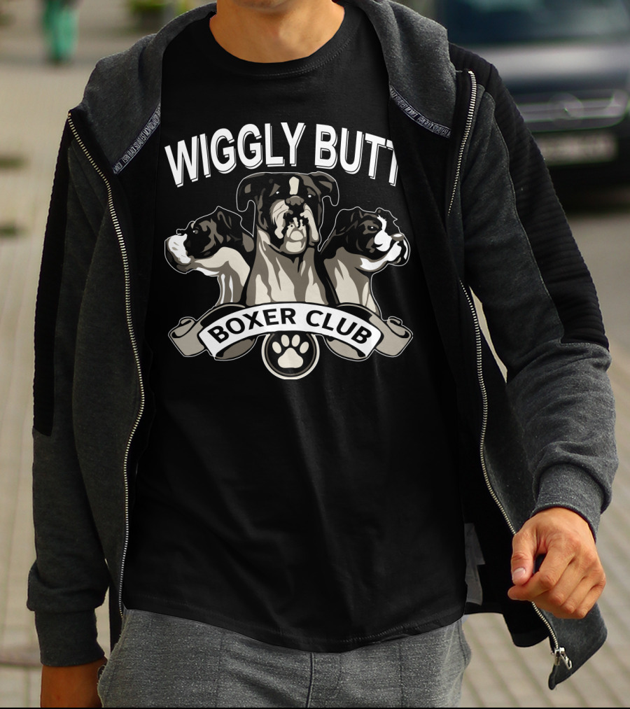 Wiggly Butt Boxer Club Paw Trio T-Shirt