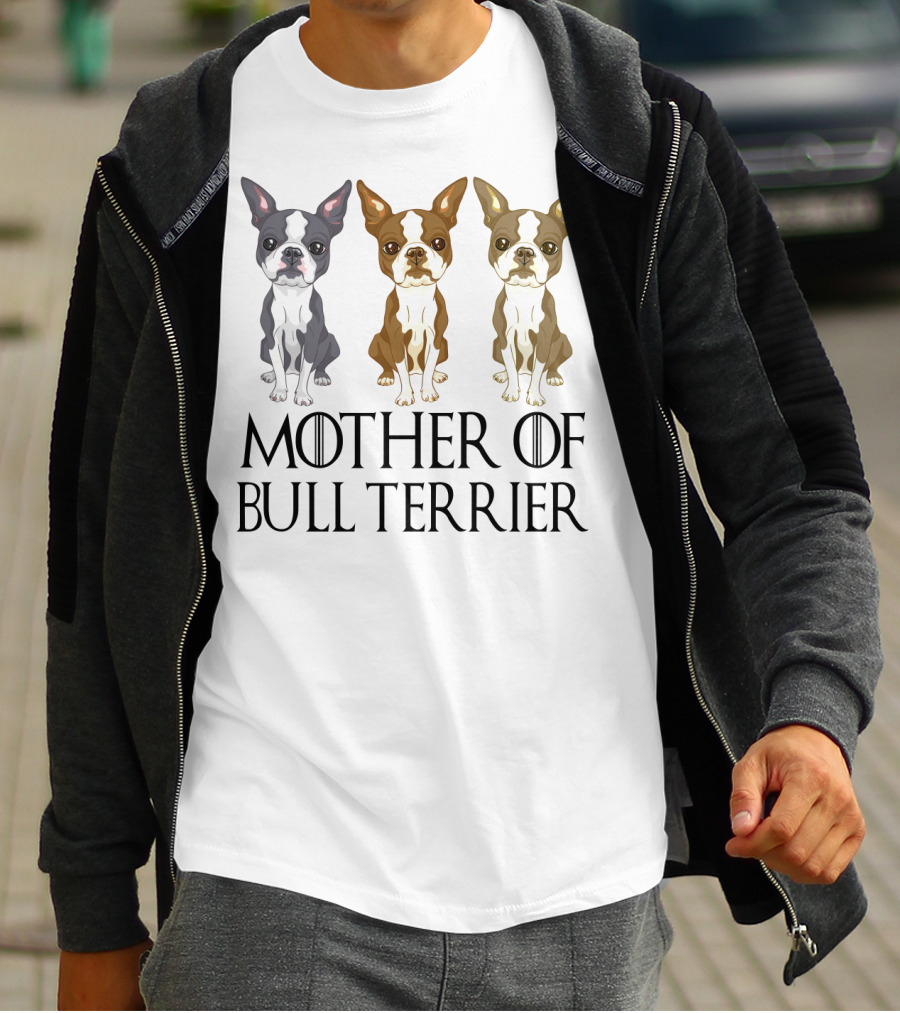 Mother Of Bull Terrier Iconic T-Shirt