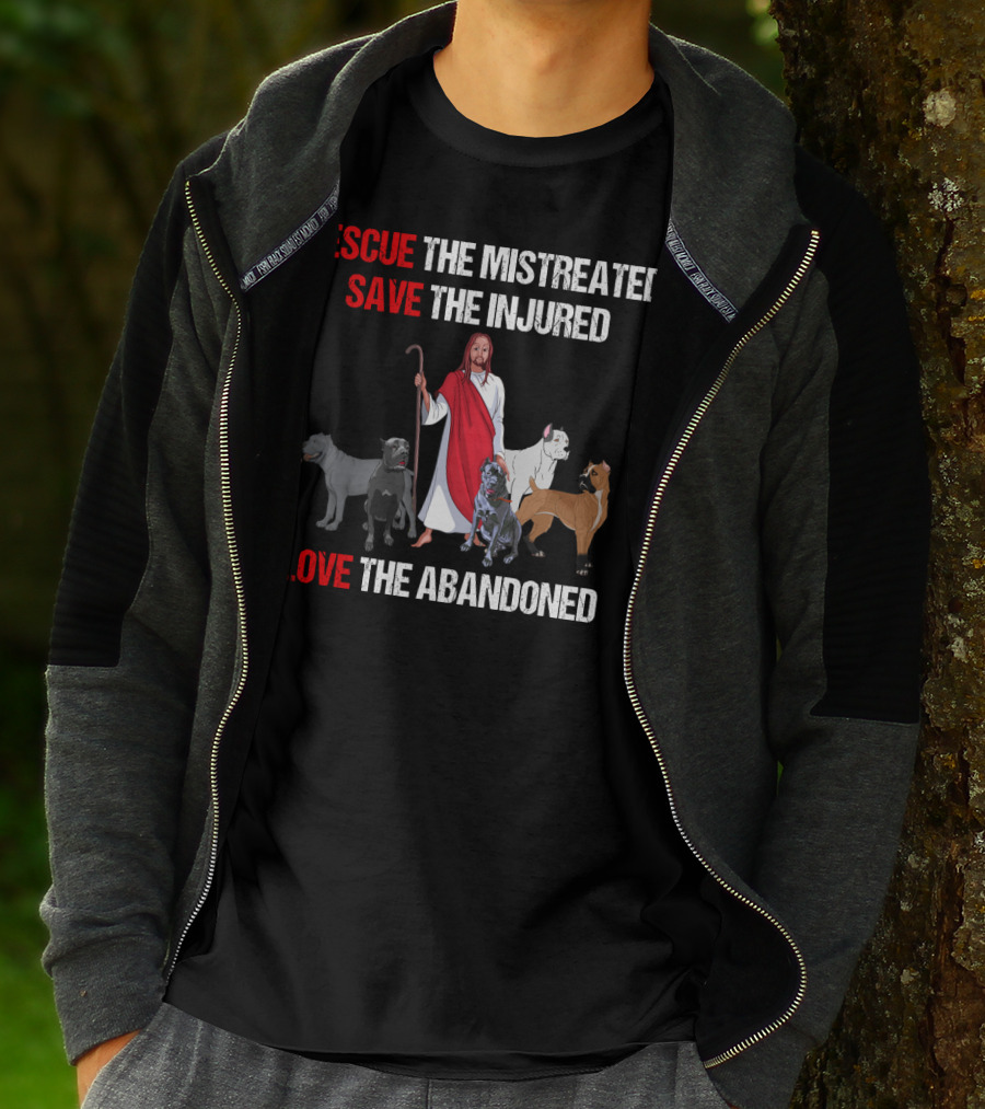 Rescue The Mistreated Save The Injured Love The Abandoned Cane Corso T-Shirt