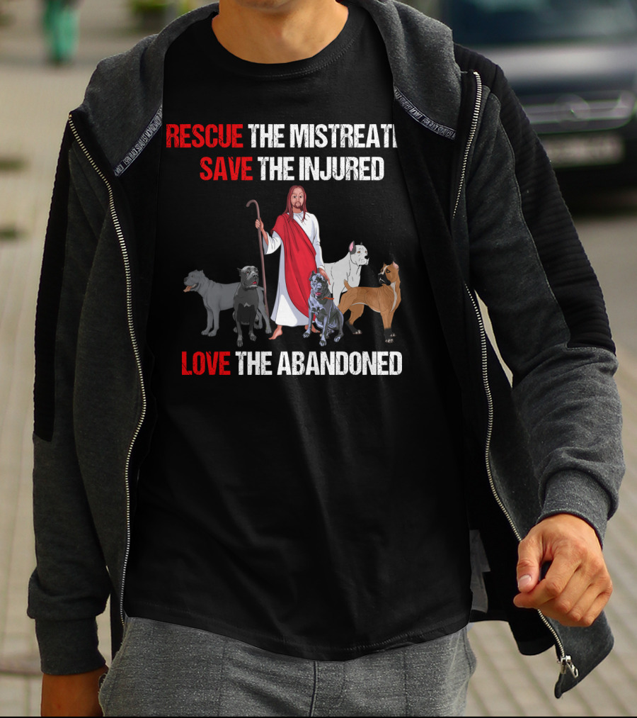 Rescue The Mistreated Save The Injured Love The Abandoned Cane Corso T-Shirt