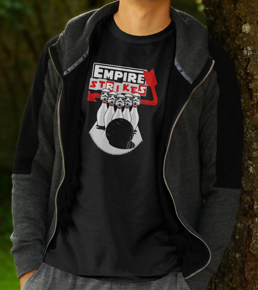 Empire Strikes Stormtrooper Bowling Star Wars Bowling Pin T-Shirt