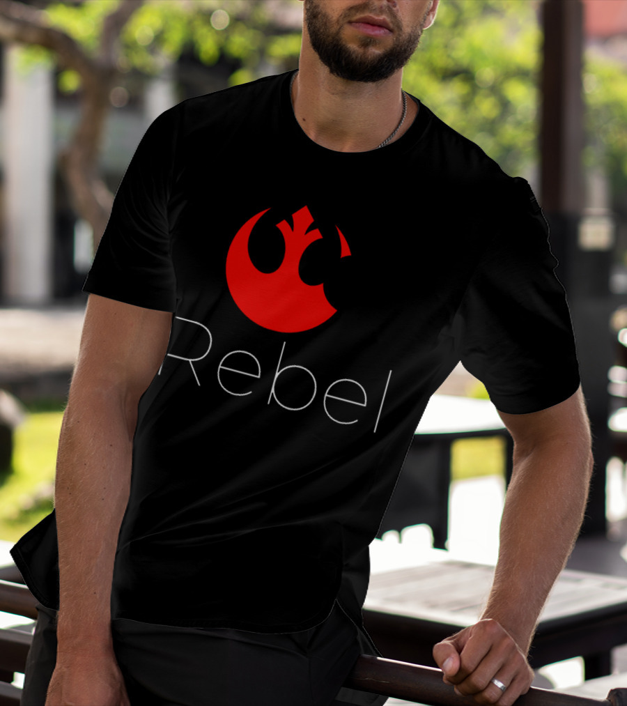 IRebel Star Wars Rebel Alliance Apple Logo Mashup T-Shirt