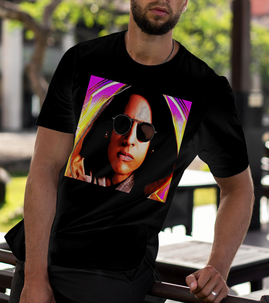 Papa Yankee Retro Neon Sunglasses T-Shirt