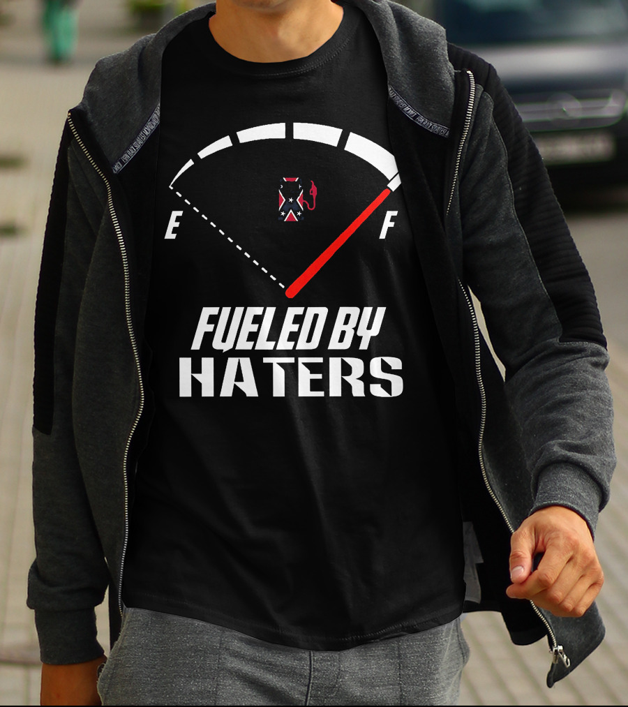 Southern United States Fueled By Haters E F Meter Flag T-Shirt