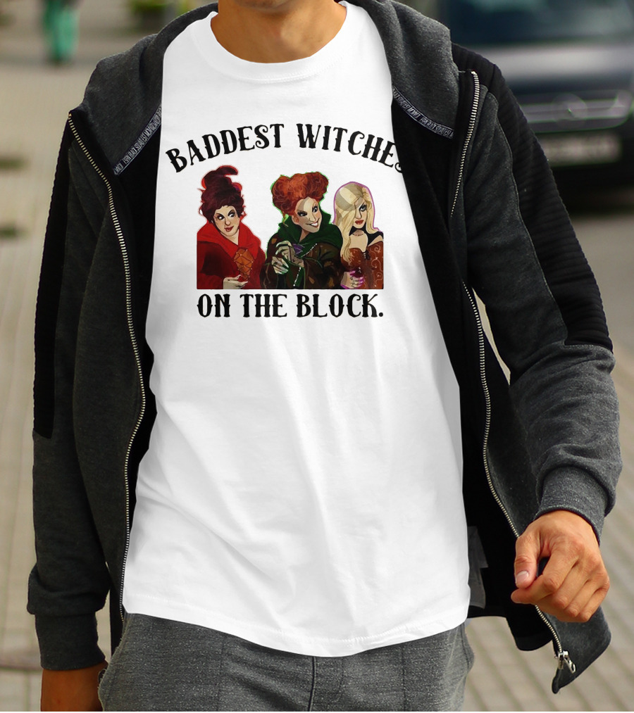 Baddest Witches On The Block Sanderson Sisters Magic T-Shirt